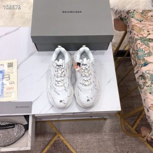 Balenciaga Triple S Trainers Allover Logo - BG007