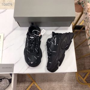 Balenciaga Triple S Trainers Allover Logo - BG008