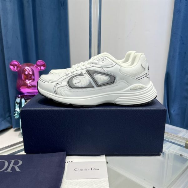 Dior B30 Sneaker White Mesh and Technical Fabric- DR012