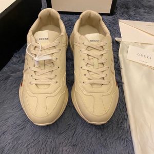 Men's Rhyton Gucci Logo Leather Sneaker - GI013 - 5