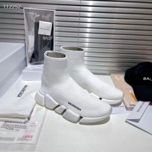 Balenciaga Speed 2.0 Clear Sole Recycled Knit Trainers – BG052