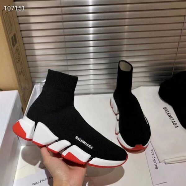 Balenciaga Speed 2.0 Clear Sole Recycled Knit Trainers – BG053