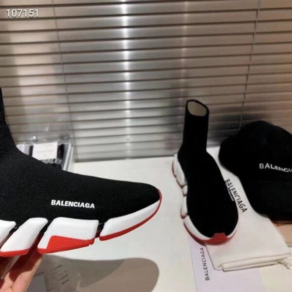 Balenciaga Speed 2.0 Clear Sole Recycled Knit Trainers – BG053