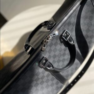 Louis Vuitton Keepall Bandoulière 45 Damier Graphite Canvas Travel - LK15