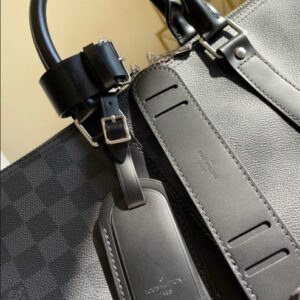 Louis Vuitton Keepall Bandoulière 45 Damier Graphite Canvas Travel - LK15