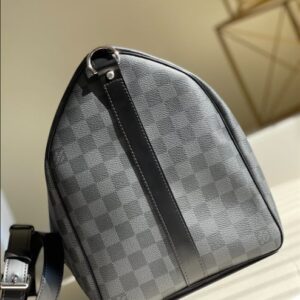 Louis Vuitton Keepall Bandoulière 45 Damier Graphite Canvas Travel - LK15