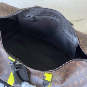 Louis Vuitton Keepall Bandoulière 50 Monogram Macassar Canvas Travel - LK20