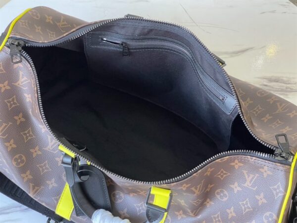 Louis Vuitton Keepall Bandoulière 50 Monogram Macassar Canvas Travel - LK20