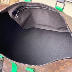 Louis Vuitton Keepall Bandoulière 50 Monogram Macassar Canvas Travel - LK25