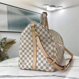 Louis Vuitton Keepall Bandoulière 55 Damier Azur Canvas - LK08