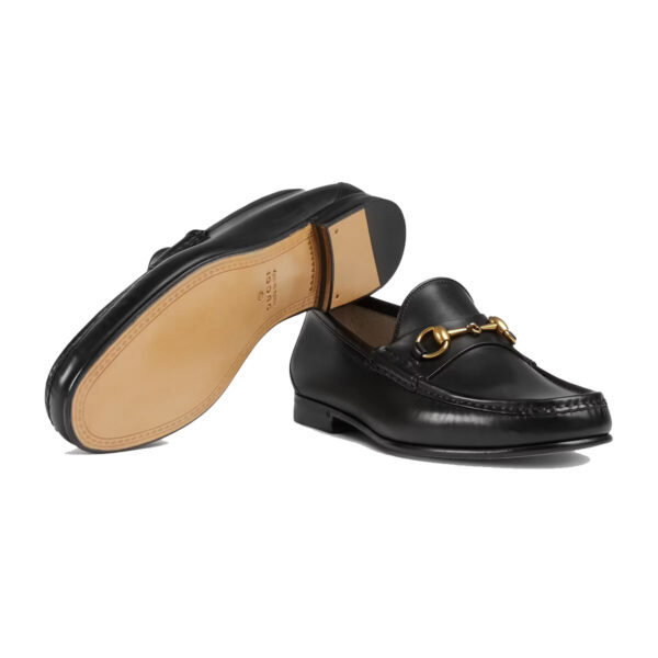 Gucci 1953 Horsebit Leather Loafer Black - LI001 - 4