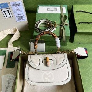 Gucci Bamboo 1947 Small Jumbo GG Bag - GB161