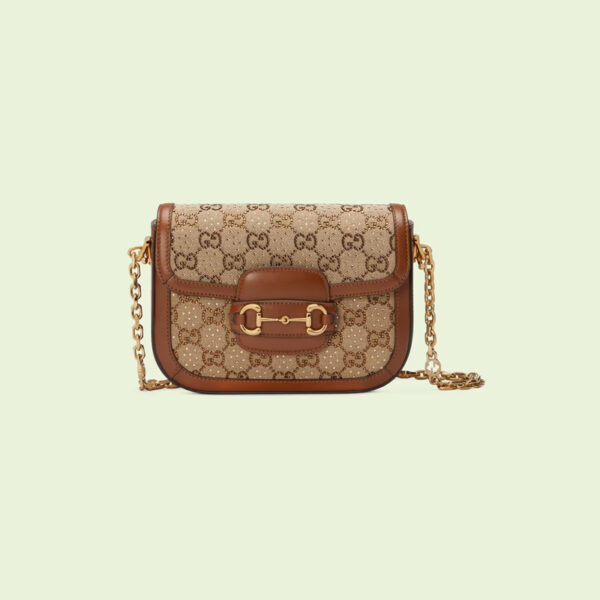 Gucci Horsebit 1955 GG Mini Bag - GB160