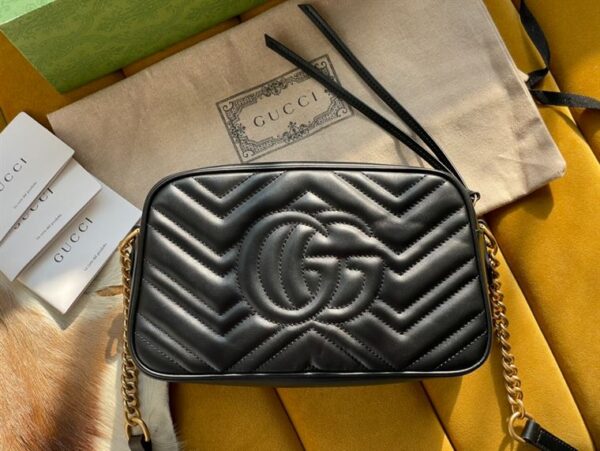 Gucci Marmont Small Matelassé Shoulder Bag - GB038