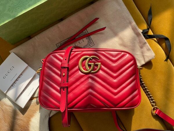 Gucci Marmont Small Matelassé Shoulder Bag - GB039