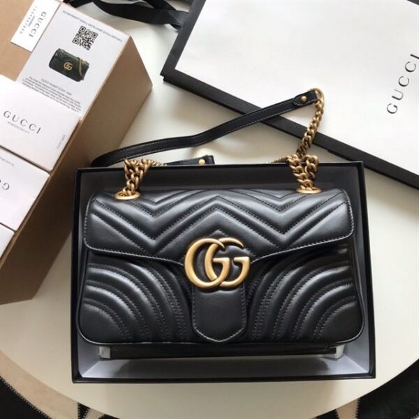 Gucci Marmont small matelassé shoulder Bag - GB025