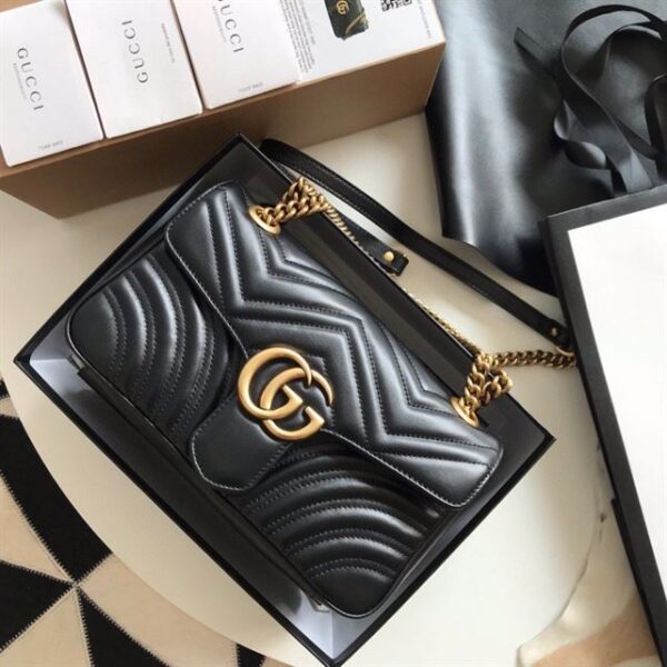 Gucci Marmont small matelassé shoulder Bag - GB025