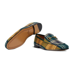 Gucci Men's Jordaan Tartan Tweed Loafer - LI016 - 5