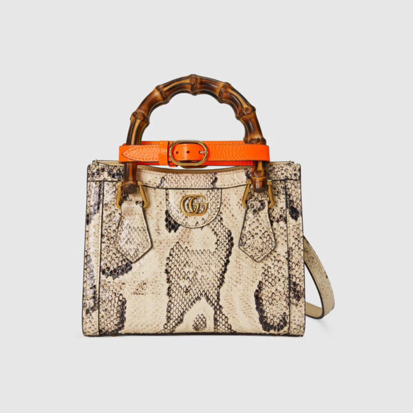 Gucci Diana Mini Python Tote Bag - GB237