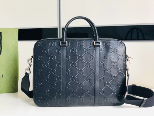 Gucci Embossed Briefcase - GF002