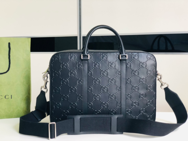 Gucci Embossed Briefcase - GF002