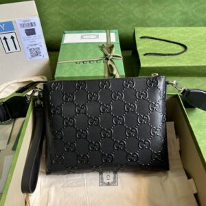 Gucci Embossed Medium Messenger Bags - GM015