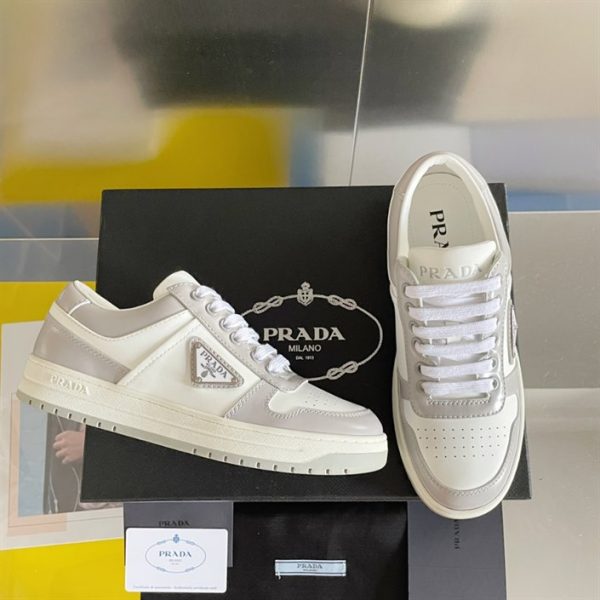 Prada Downtown Leather Sneakers - PSD009