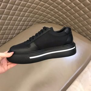 Prada Macro Re-Nylon and Brushed Leather Sneakers - PSD027