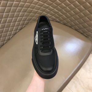 Prada Macro Re-Nylon and Brushed Leather Sneakers - PSD027