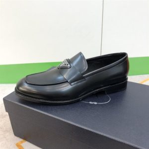 Prada Brushed Leather Loafers - PLD008