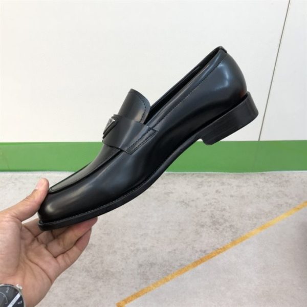 Prada Brushed Leather Loafers - PLD008