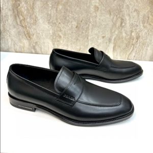 Prada Brushed Leather Loafers - PLD009