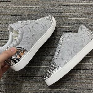 Christian Louboutin High-end Low-top Lace-up Sneakers - CLS64