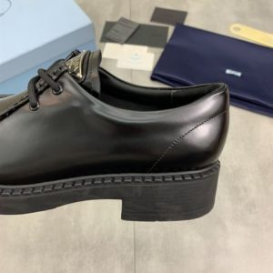 Prada Brushed Leather Lace-up Shoes - PLD012