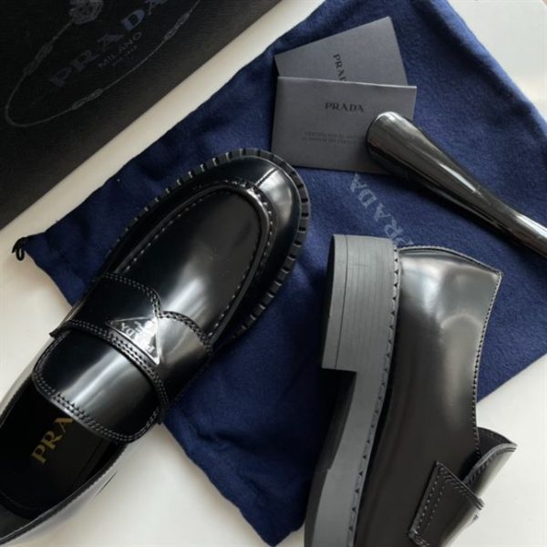 Prada Brushed Leather Loafers - PLD019