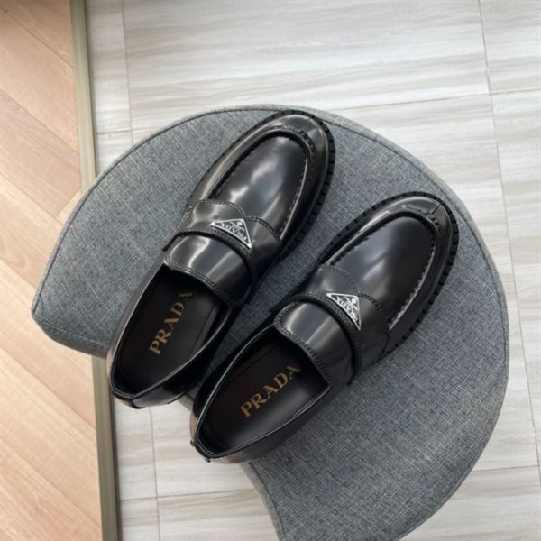 Prada Brushed Leather Loafers - PLD019