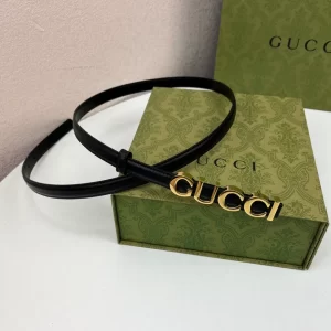 GUCCI BUCKLE THIN BELT - GCB06