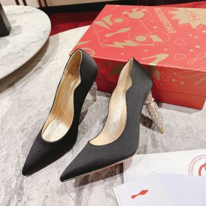 LOUBOUTIN LIPSTRASS SANDALS PUMPS BLACK 1