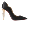 LOUBOUTIN LIPSTRASS SANDALS PUMPS BLACK