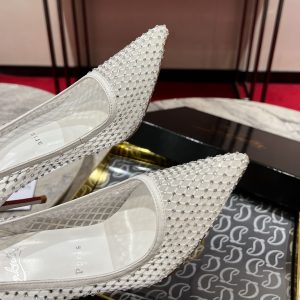 CHRISTIAN LOUBOUTIN APOSTROPHA MESH STRASS 7