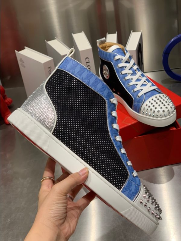 Christian Louboutin Lou Spikes Orlato ‘Multicolor’ Sneaker Reps 2