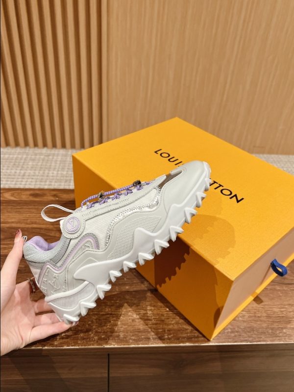 Louis Vuitton Rush Silver Lilac Sneaker 1