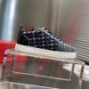 Christian Louboutin Louis Black Blue Mid Sneaker Reps