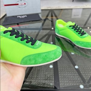 Prada Monaco Snickers Light Green Sneakers Reps 1