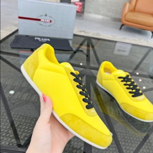 Prada Monaco Snickers Yellow Sneakers Reps 1