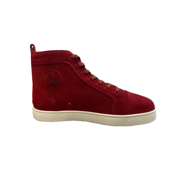 Christian Louboutin Louis High Red Sneaker Reps