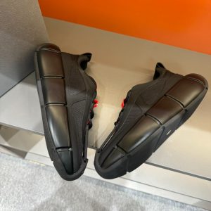 Prada Cloudbust Thunder Black Red Sneakers Reps 4