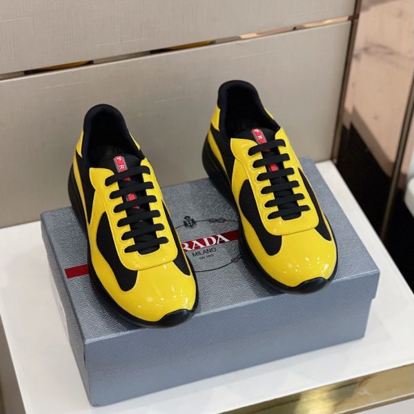 Prada America's Cup 'Yellow Black' Sneakers Reps 1