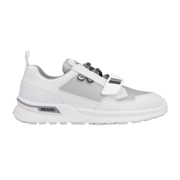 Prada Mechano ‘White Silver’ Sneakers Reps