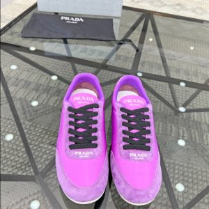 Prada Monaco Snickers Purple Sneakers Reps 2